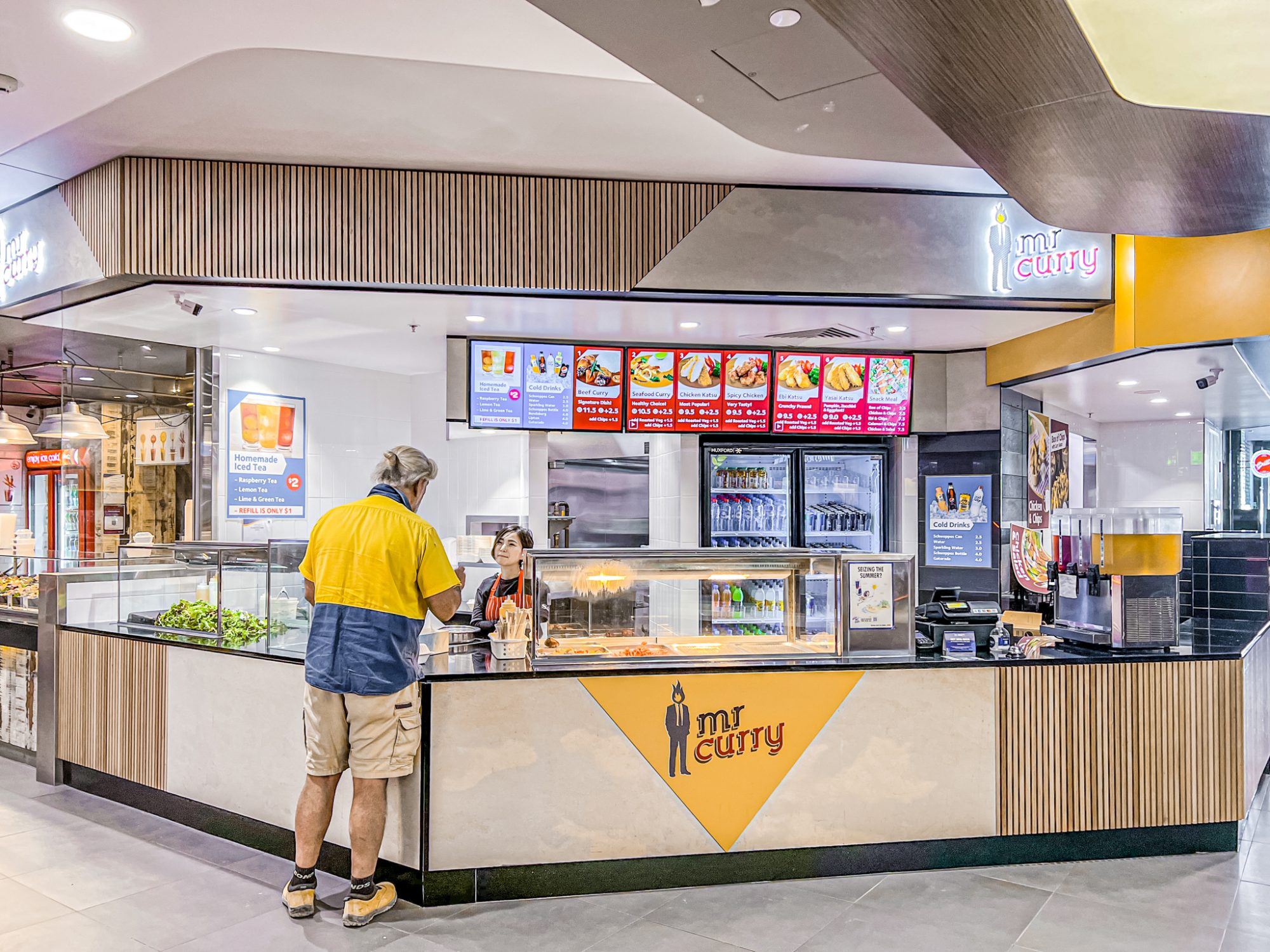 Mr Curry counter at Toowong Village